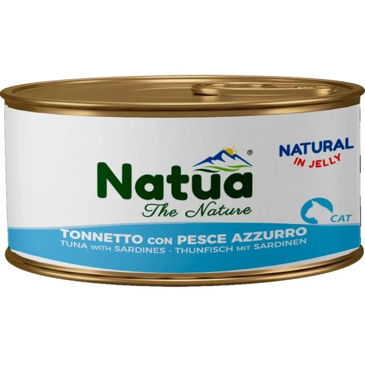 Natua Cat Natural Tonnetto Pesce Azzurro Jelly 85g Lattina Natua Cat Natural Tonnetto Pesce Azzurro Jelly 85g Lattina